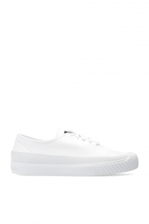 Truffle Collection Wide Fit sneakers med rosagylden kant